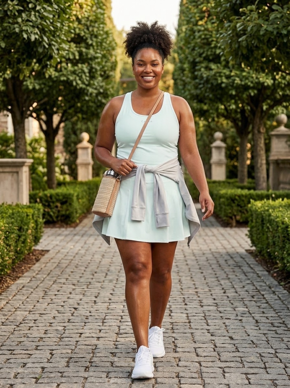 CALIA by Carrie Underwood Mint Green Active Mini Skort